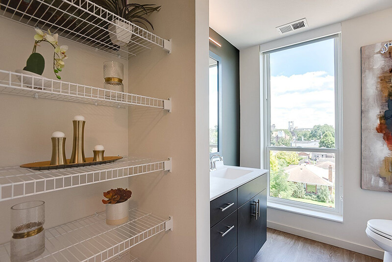 an apartment bathroom